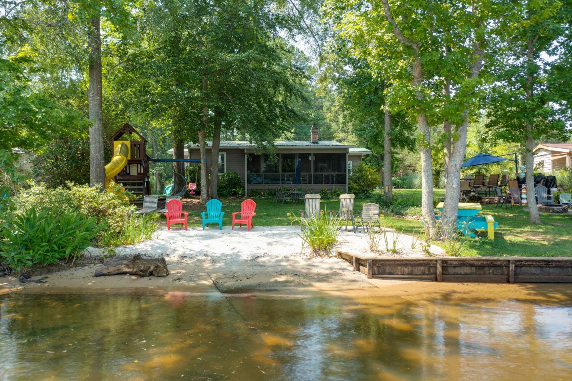 Lake Sinclair Crooked Creek Cottage With Fire Pit! Eatonton Dış mekan fotoğraf