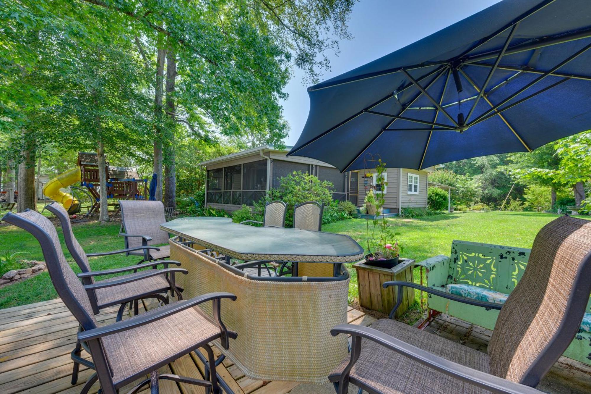 Lake Sinclair Crooked Creek Cottage With Fire Pit! Eatonton Dış mekan fotoğraf