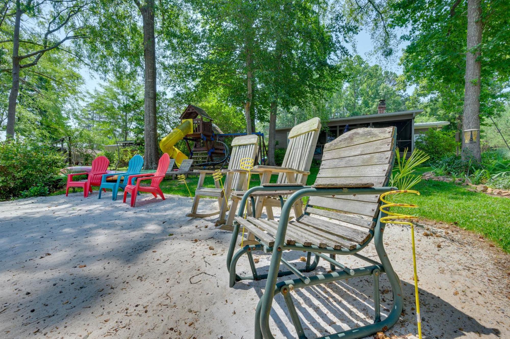 Lake Sinclair Crooked Creek Cottage With Fire Pit! Eatonton Dış mekan fotoğraf